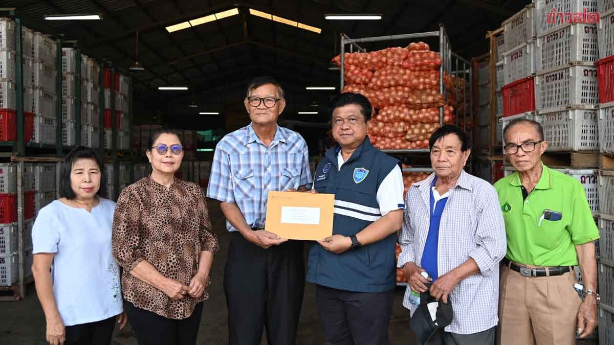 Onion Prices Plummet to 5 Baht per Kilo, Commerce Ministry Launches Buying Program and Targets Japan Export
