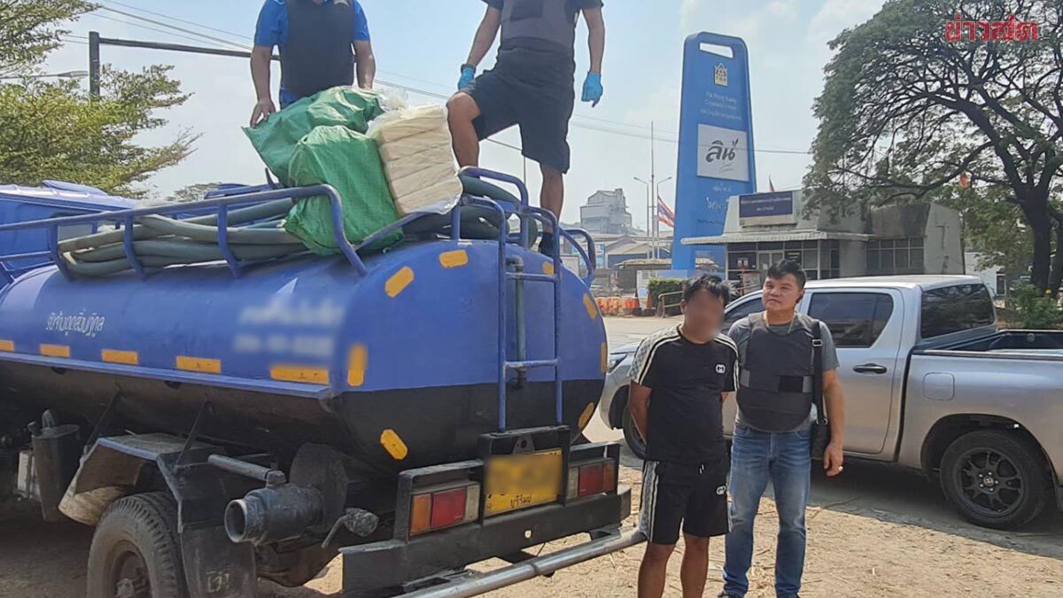 Suspicious Smell Leads to Arrest: Driver Caught Hiding 8 Million Methamphetamine Pills in Sewage Truck