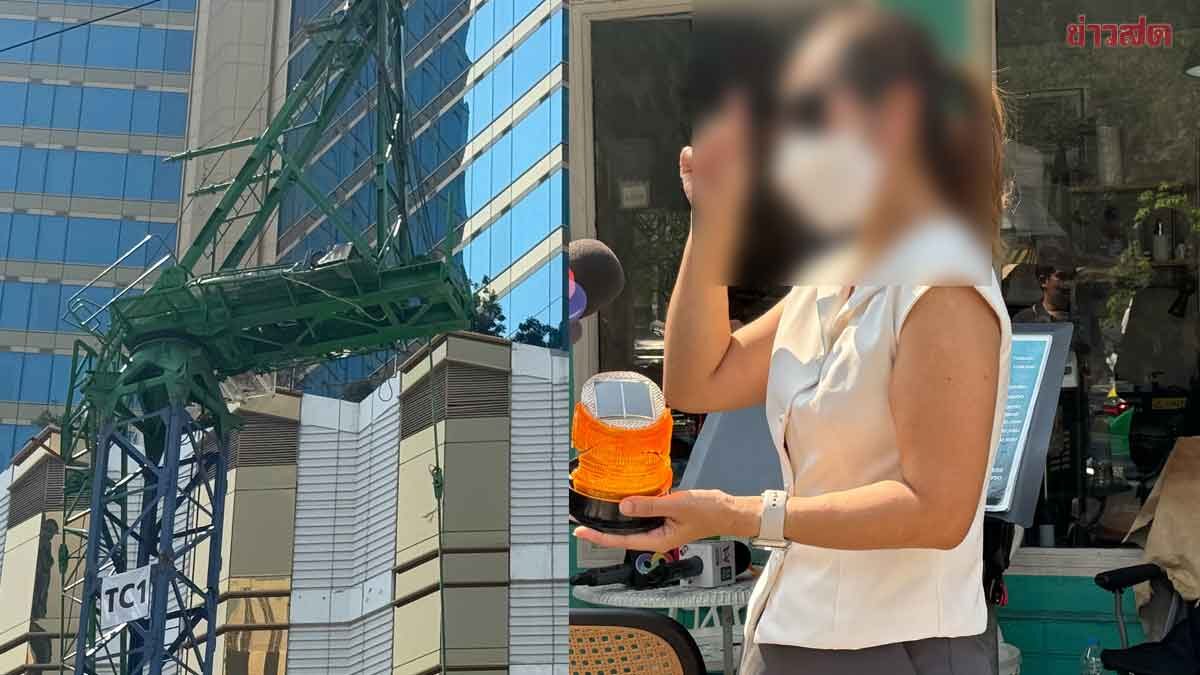 Residents Panic as Tower Crane Collapses, Loud Crash Catches Everyone by Surprise