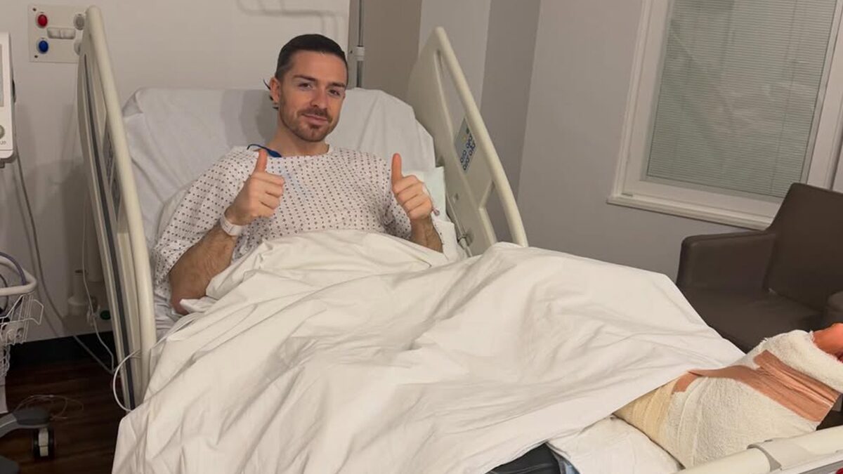 Jack Grealish Posts Update on His Condition After Surgery