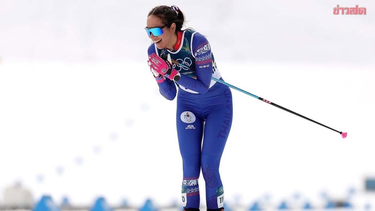 Karen Chan Leung, Thai National Ski Athlete, Ranks 7th in Asia at Winter Olympics in Italy