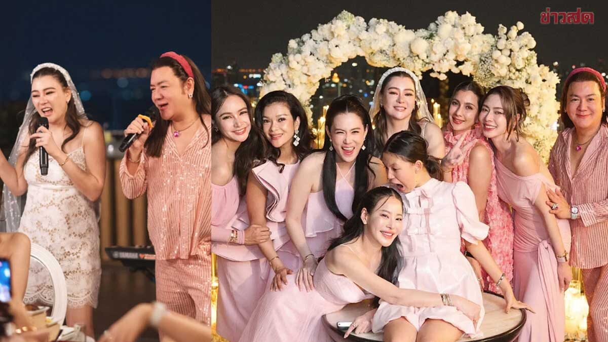 Got Theerasak Reveals the Beauty and Kindness of Oh-Beer on Their Wedding Day