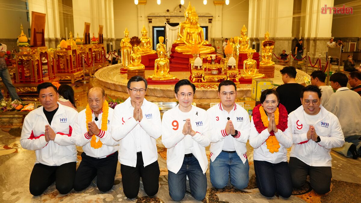 Yossanan Campaigns in Chachoengsao, Pays Respects at Wat Sothorn and Receives Warm Welcome