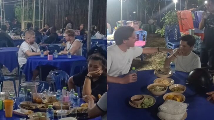 Foreign Tourists Accidentally Attend Funeral, Warmly Welcomed with Food