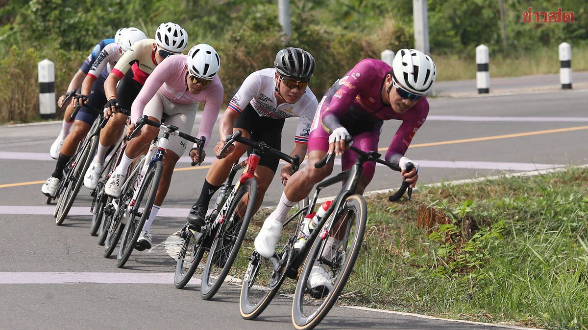 Sarawut, Chiniporn, and Nattacha - Asian Games Cyclists Claim National Road Race Championship