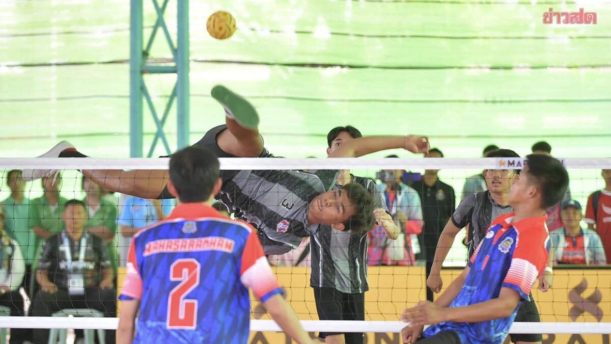 Chon Buri Takraw Team Wins Gold in Individual Category at National Student Sports Games