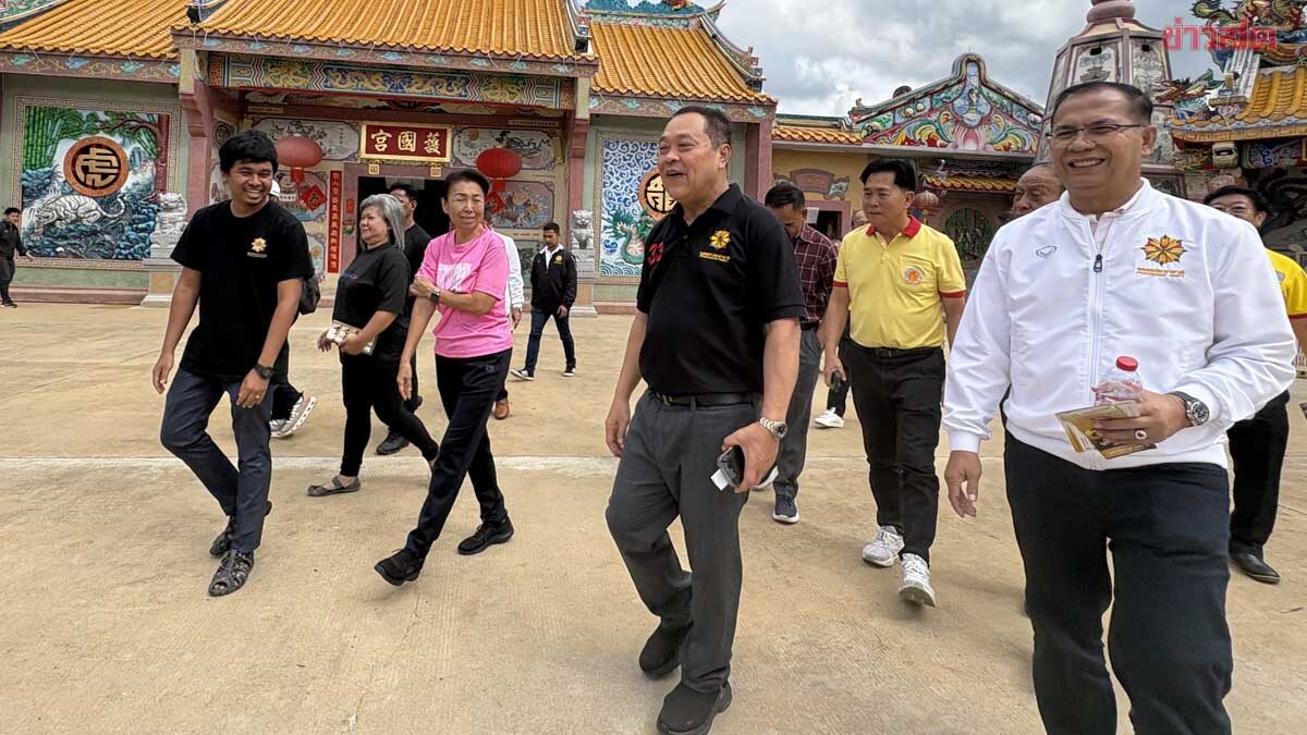 Thavi Listens to Thai-Chinese Golok Residents, Warns 'A Wall Will Hurt the Economy' After Malaysia Considers Border Closure