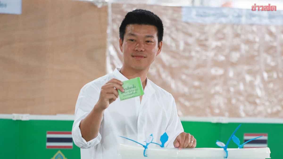 Theng Picks Auspicious Moment to Cast Ballot, Encourages High Voter Turnout, Welcomes Pitha's New Love