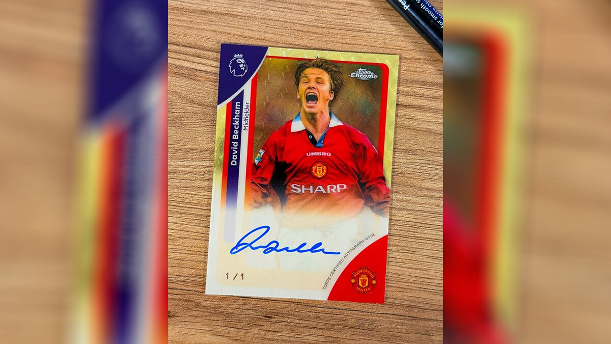 Beckham Partners with Topps for Collectible Cards, Replacing Panini