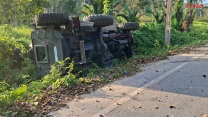 Roadside Bomb Attack Wounds Thai Soldier During Patrol in Yala Province