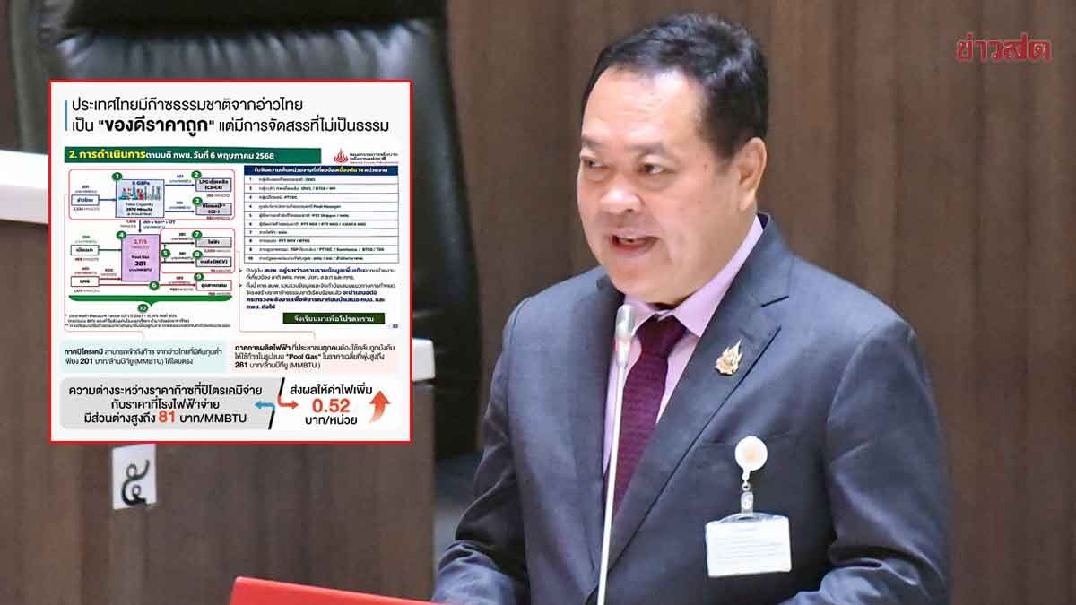 ทวี แนะวิธี ลดค่าไฟทันที 0.52 บาทต่อหน่วย โดยไม่ต้องใช้งบประมาณอุดหนุน