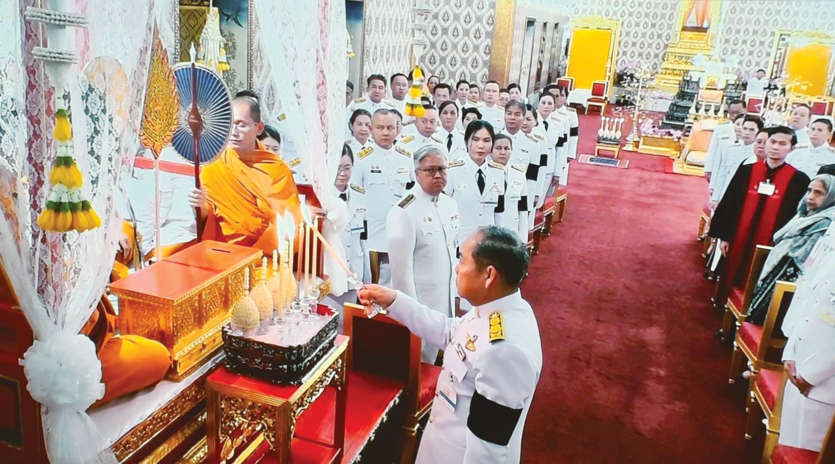 สดจากหน้าพระ-ถวายสมเด็จพระพันปีหลวง บำเพ็ญกุศล‘พระพิธีธรรม’