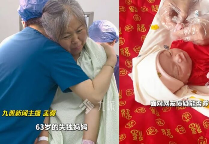 หญิงจีนวัย 63 ให้กำเนิดลูกสาว น้ำหนัก 2.8 กก.