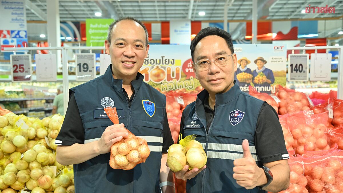 DIT รุกมาตรการพืช 3 หัว จับมือห้างค้าปลีกรับซื้อจากสวนกว่า 6,500 ตัน ช่วยพยุงราคาเกษตรกร