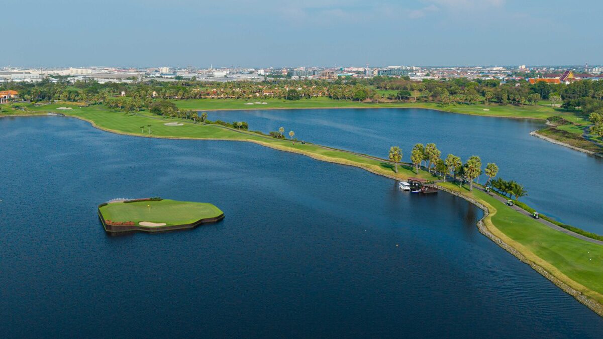 เปิดตัวกรีนลอยน้ำโฉมใหม่ มาตรฐานสนามกอล์ฟระดับแชมเปียนชิพ