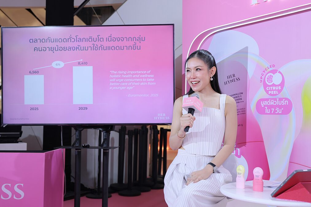 โลกร้อน ดันเทรนด์กันแดดบูม วัยรุ่นเริ่มดูแลผิวเร็วขึ้น – HER HYNESS ตั้งเป้าขายปีนี้ 1 ล้านขวด