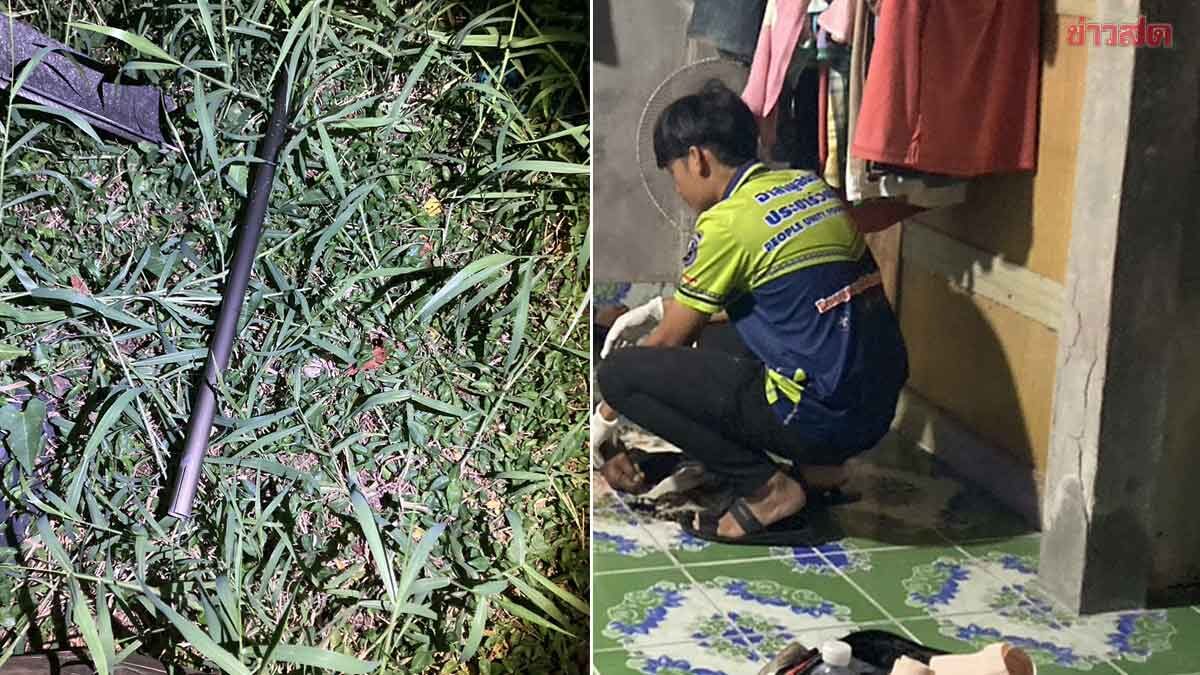 พี่ชายป่วยจิตเวช คว้าเคียวปาดคอน้องชาย เสียชีวิตคาที่นอน