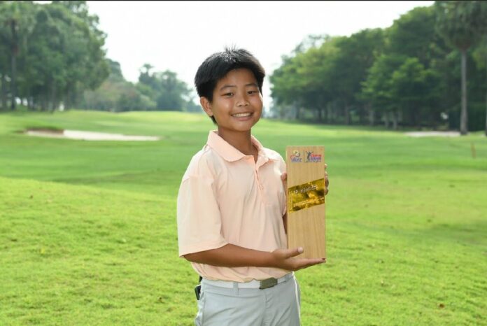พิธีมอบรางวัล ริว แต โอ – สิริกร ผงาดแชมป์สนาม 2 กอล์ฟ เอสเอที-จีพีเอส จูเนียร์ กรีนวัลเลย์