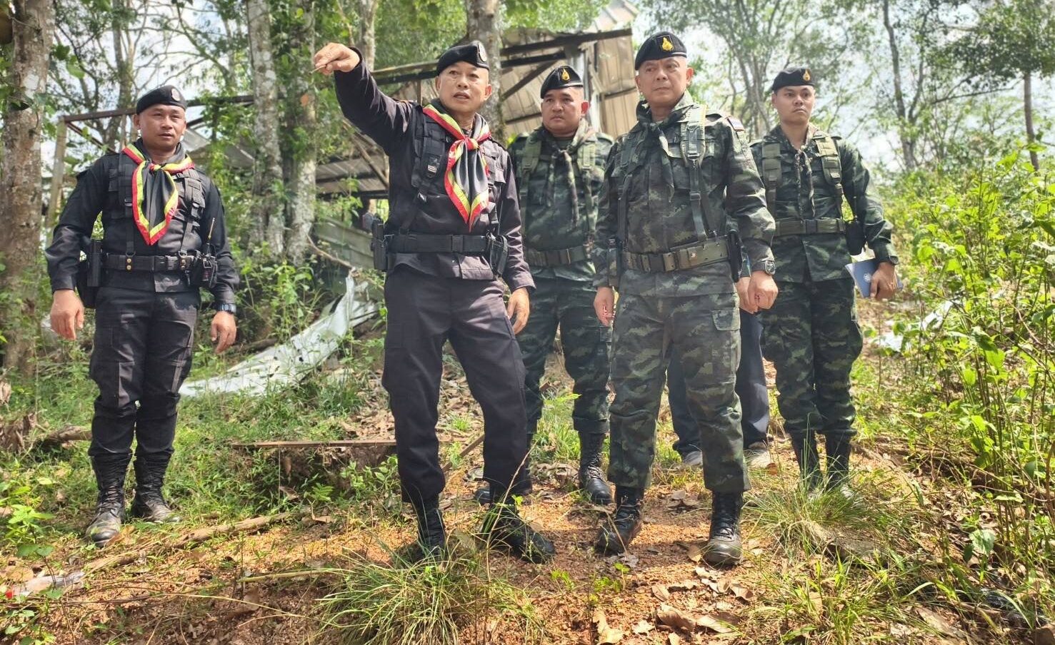 ฉก.ลาดหญ้า คุมเข้มชายแดนกาญจน์ สกัดน้ำมันเถื่อน-แก๊งสแกมเมอร์-แรงงานผิดกฎหมาย