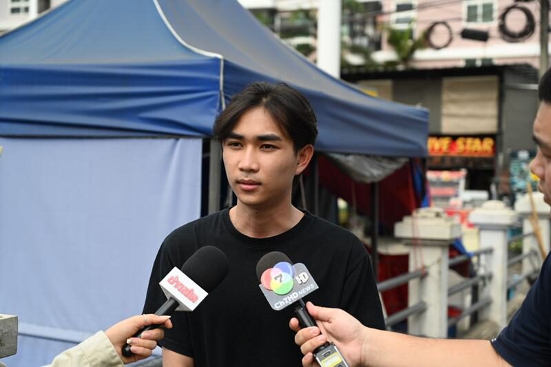 นายฐาปนพงศ์ รัตนพันธุ์ อายุ 19 ปี พลเมืองดีเจ้าของโพสต์