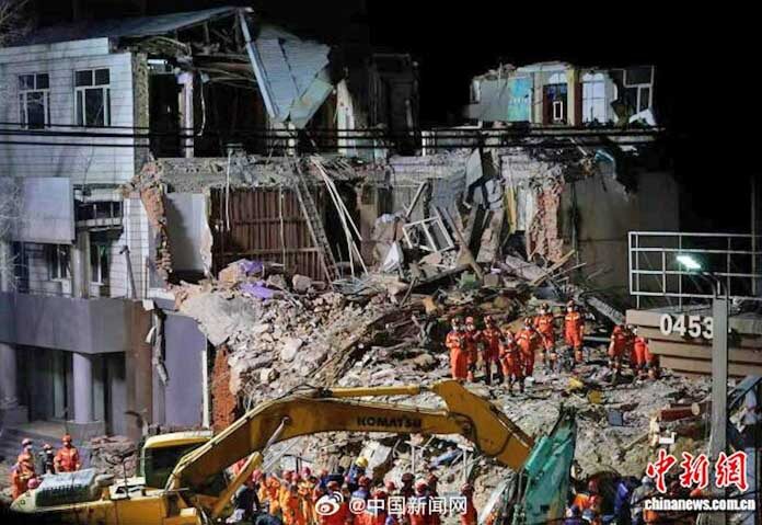 เหยื่อตึก 3 ชั้น “ถล่ม” ในเฮย์หลงเจียงพุ่ง 7 ศพ จนท.ยุติภารกิจกู้ภัย-เร่งหาสาเหตุ