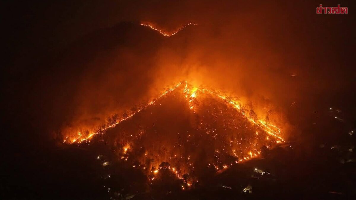 จิสด้า เปิดข้อมูลดาวเทียม พบ จุดความร้อน ในไทย ทะลุนิวไฮ 4,750 จุด