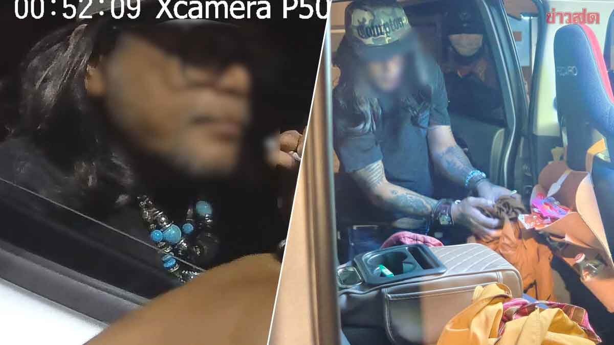 จับพระใส่วิกผมเมาขับ พบปืน-เงินสดเป็นแสน นั่งมากับสีกา สารภาพยังบวชอยู่