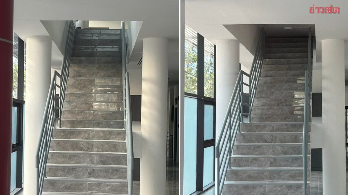 สถาปนิก ผู้ออกแบบ สน.สุทธิสาร แจงดราม่าบันได ยันแบบก่อสร้างขึ้นได้ ตอนตรวจรับ ก็ขึ้นได้ปกติ