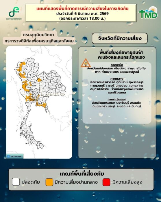 Thailand braces for summer storm with thunderstorms and strong winds | News by Thaiger
