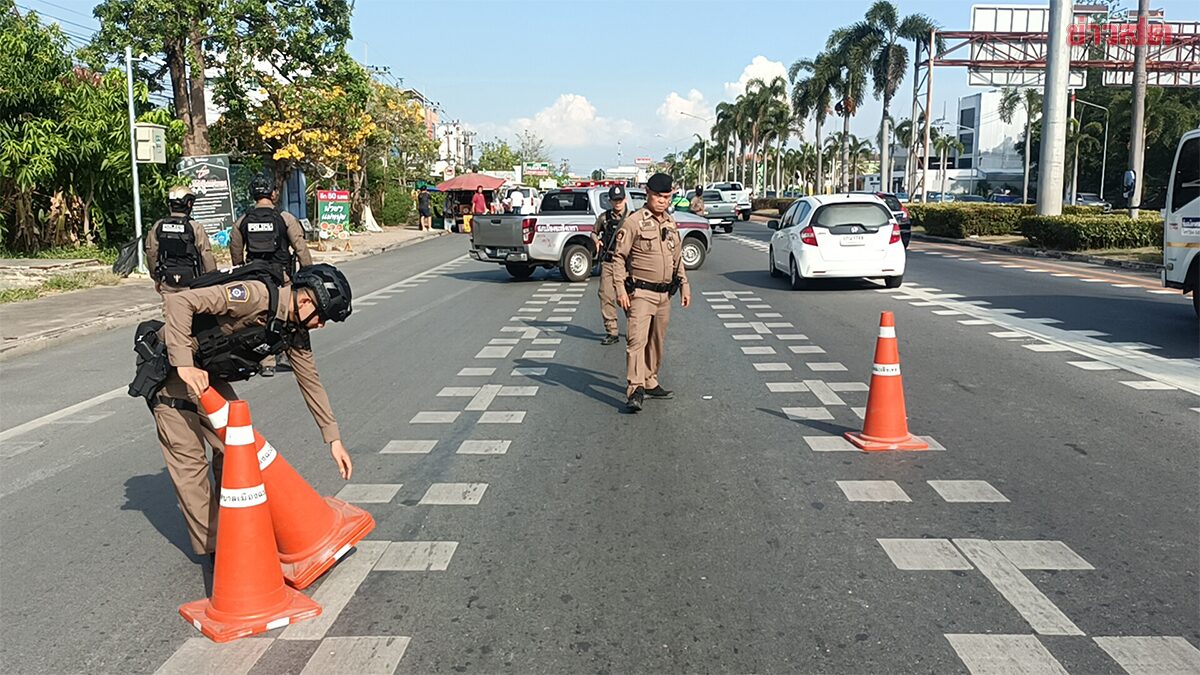 อุกอาจ คนร้ายควักปืนยิงใส่ตำรวจทางหลวง ขณะเรียกตรวจค้น สาหัส 1 ชาวบ้านถูกหลง 1