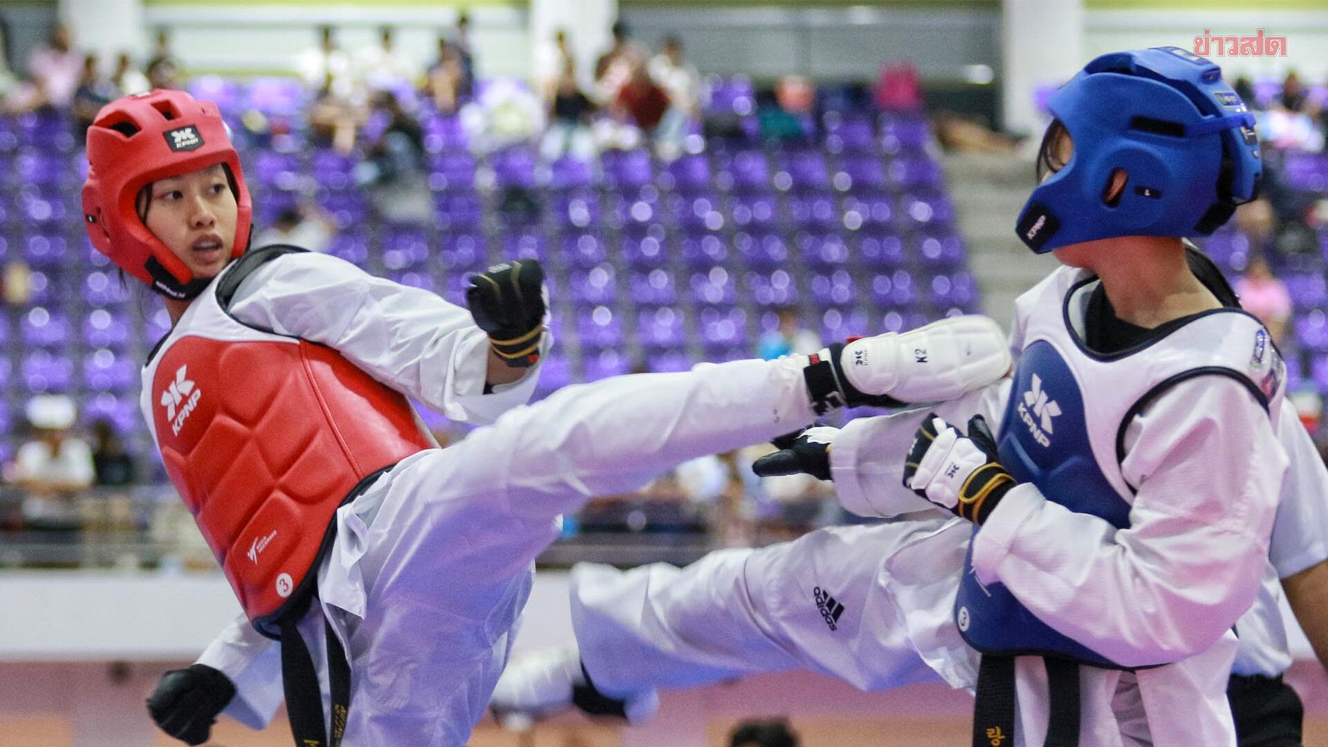 ศึกเทควันโดประเทศไทย วันที่ 3 ยังคึกคัก จอมเตะทีมชาติ พาเหรดกระชากทอง