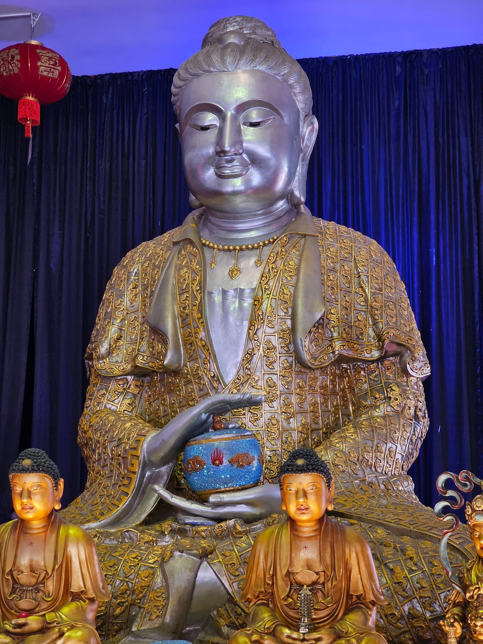 เที่ยววัดวันหยุด - พระยูไลไภษัชยคุรุ-กวนอิม วัดธรรมปัญญารามบางม่วง