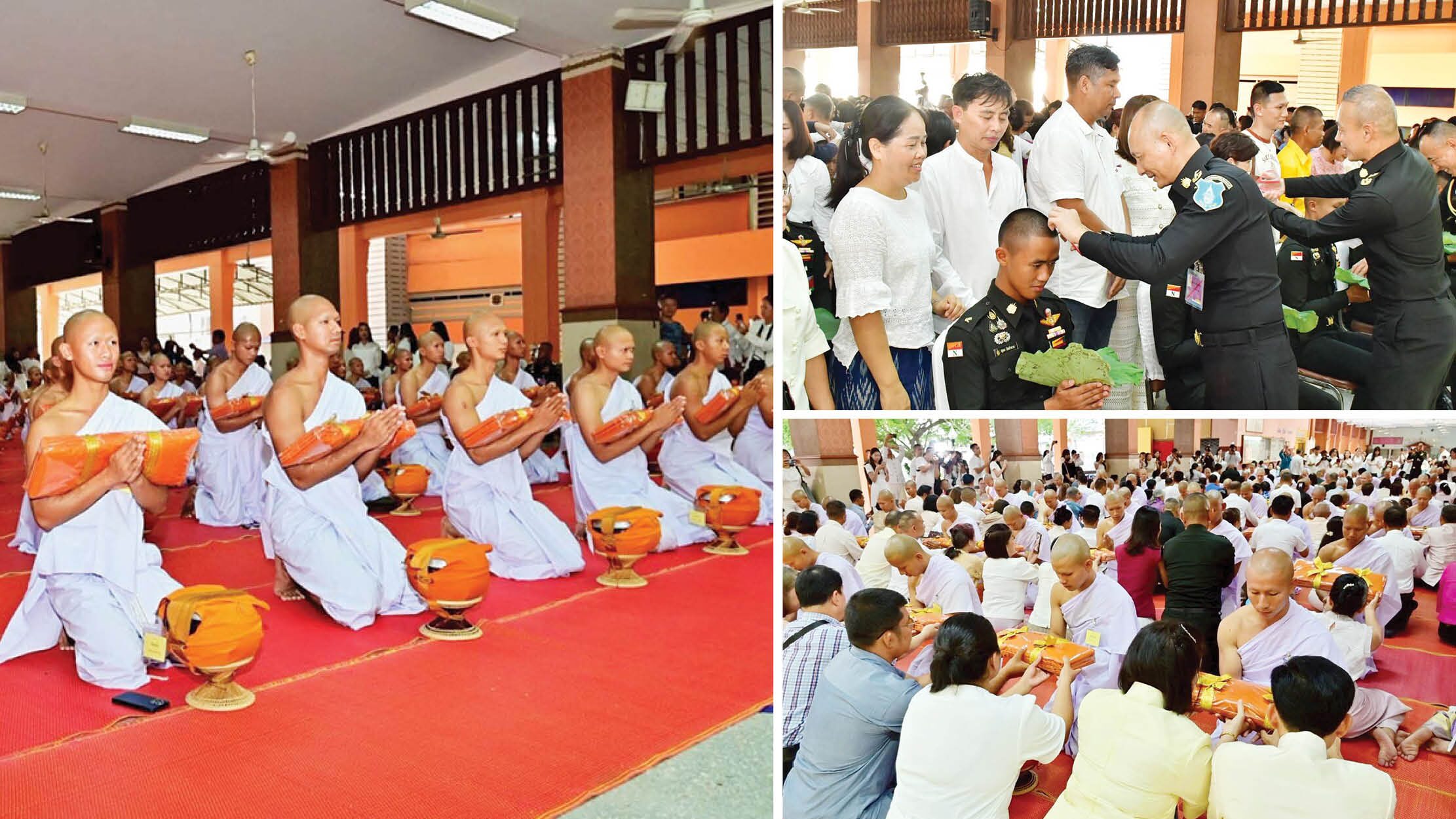 สดจากหน้าพระ – นร.นายร้อยอุปสมบทหมู่ ถวายกรมสมเด็จพระเทพฯ