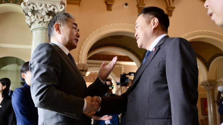 ‘Very handsome’: Wang Yi’s compliment sparks smiles in meeting with Thai PM