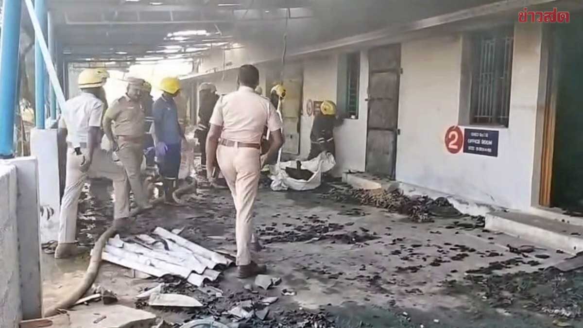 อินเดียล่าเจ้าของโรงงานพลุ “บึ้มสนั่น 2 ครั้ง” เสียชีวิตแล้ว 25 ราย-เจ็บหลายสิบคน