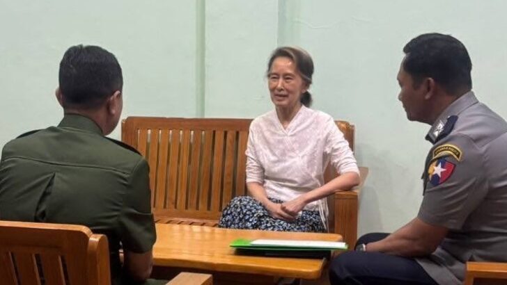 Myanmar state media: Aung San Suu Kyi shifted from prison to house arrest
