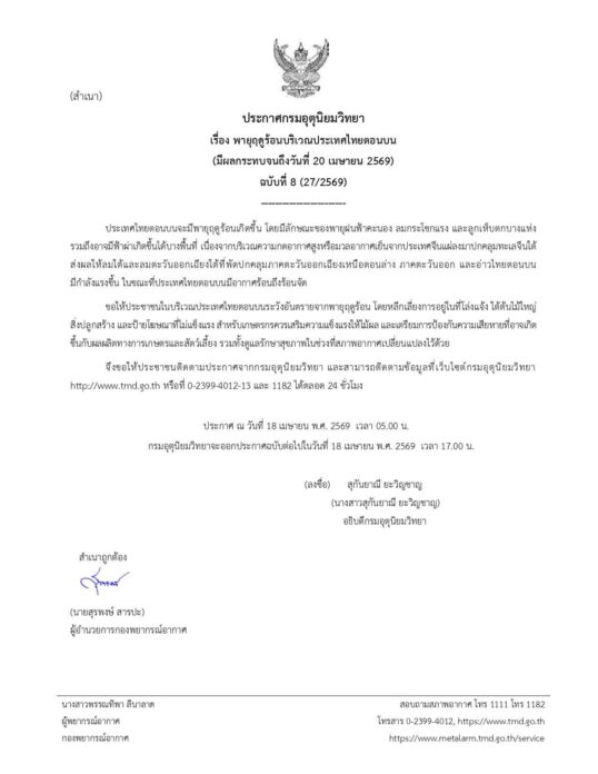 กรมอุตุนิยมวิทยา