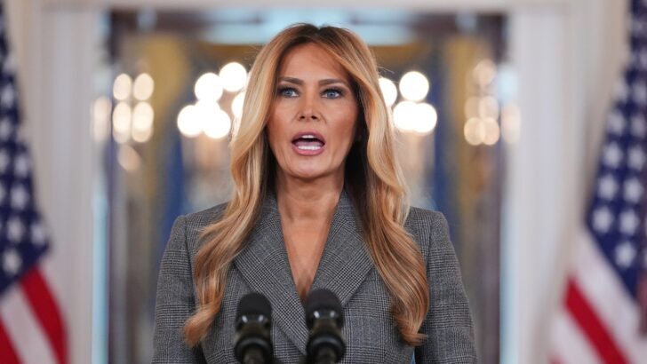 Melania Trump delivers statement at the White House denying knowledge of Jeffrey Epstein’s crimes