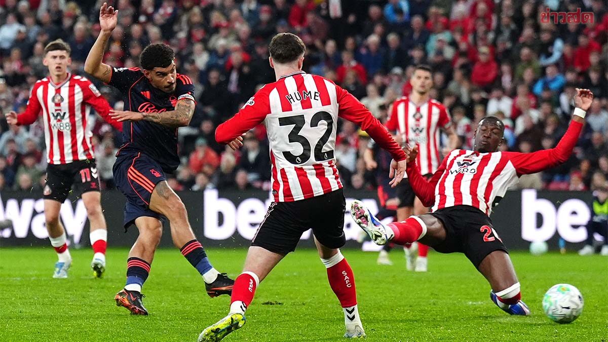 ฟอเรสต์ เพิ่มโอกาสอยู่รอด หลังโชว์ฟอร์มบุกถล่มซันเดอร์แลนด์ขาดลอย