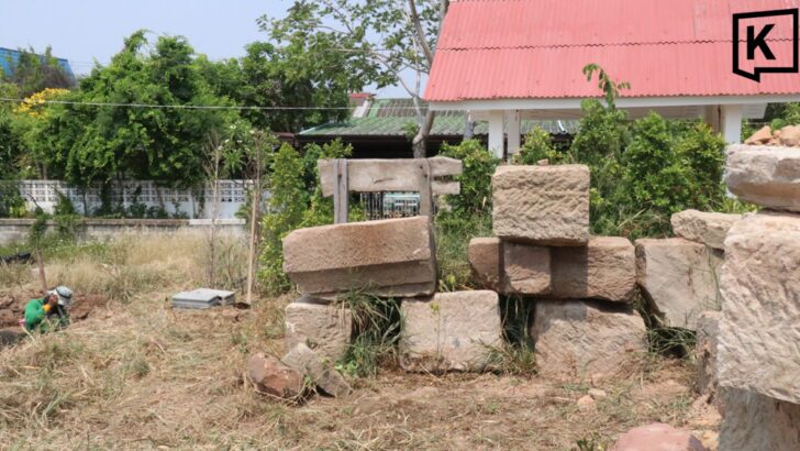 Ancient Khmer ruins found beneath Korat housing estate