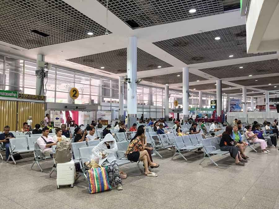 บขส. เข้มนายสถานีเดินรถทั่วประเทศ รับคนเดินทางกลับจากสงกรานต์ 1.2 แสน/วัน