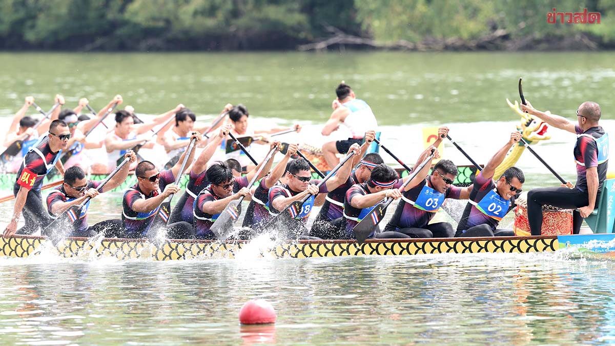 เรือมังกรไทย คว้าเพิ่ม 2 เหรียญเงินส่งท้าย ศึกเอเชียนบีชเกมส์