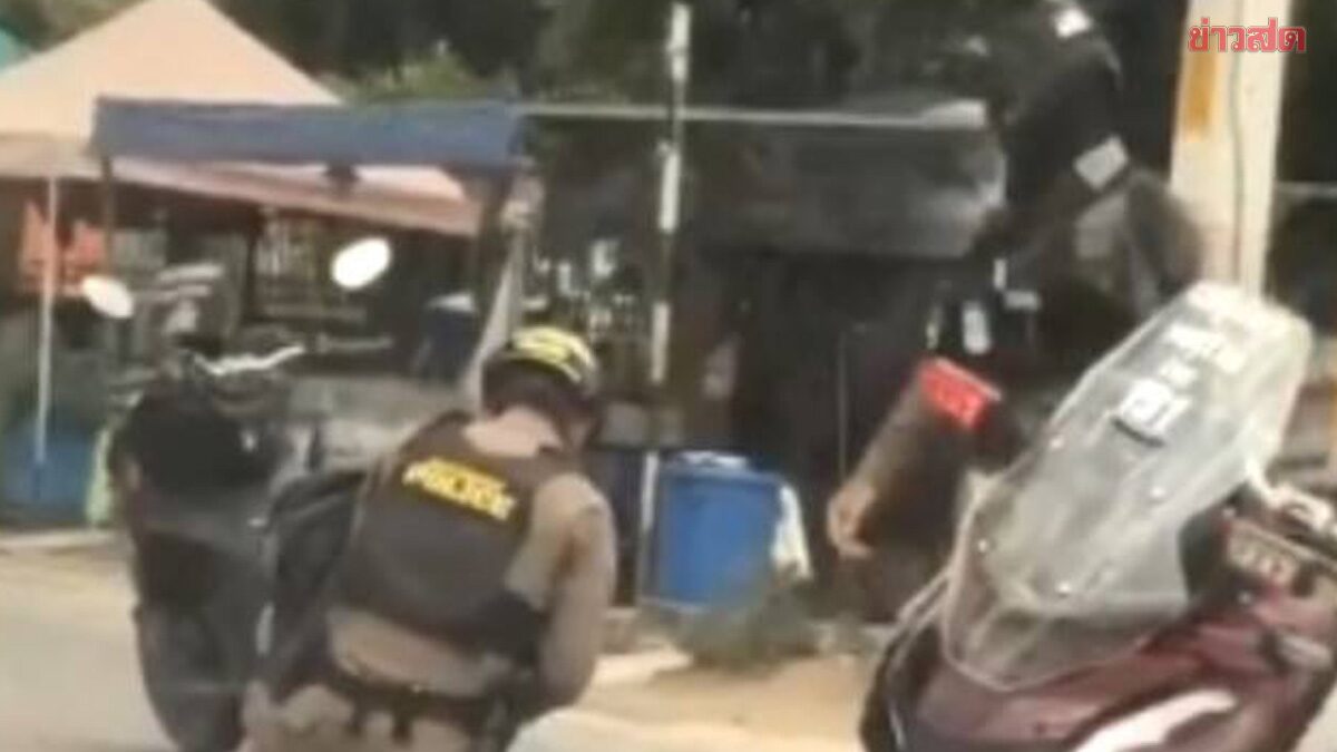 หนุ่มวัย20 ขี่จยย. หนีสายตรวจ เสียหลักล้ม หัวกระแทกพื้นเสียชีวิต