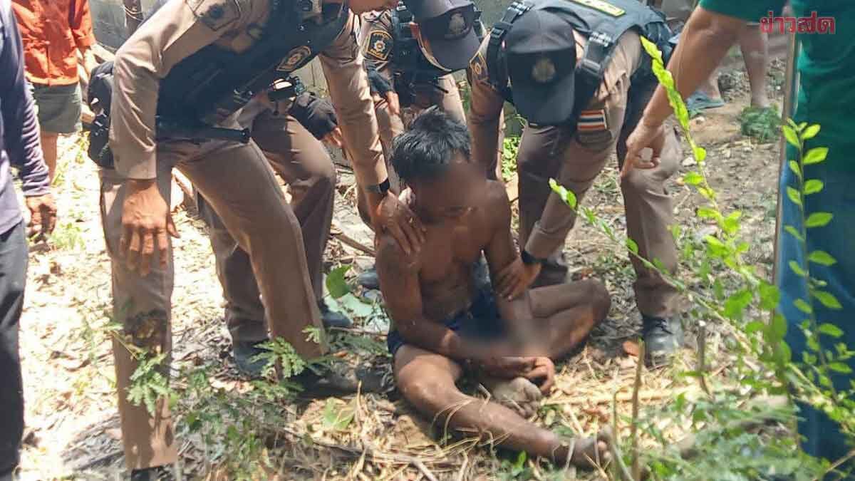 หนุ่มคลั่งถือมีดอีโต้ ไล่ฟันชาวบ้านเจ็บ3 ค้อนตีตำรวจเจ็บอีก2 แม่ยันลูกป่วยจิตเวชไม่ได้เสพยา