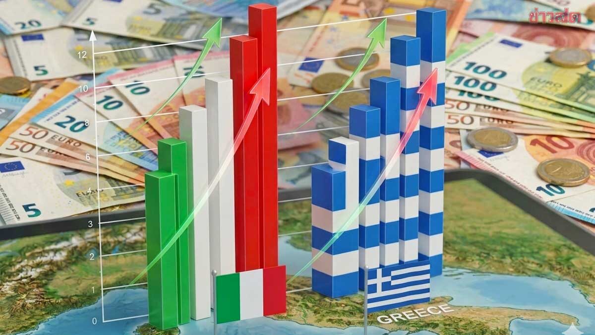 อิตาลีจ่อแซงกรีซ! ขึ้นแท่นประเทศที่มี “หนี้สินมากที่สุด” ในยูโรโซน-พุ่ง 138.6%