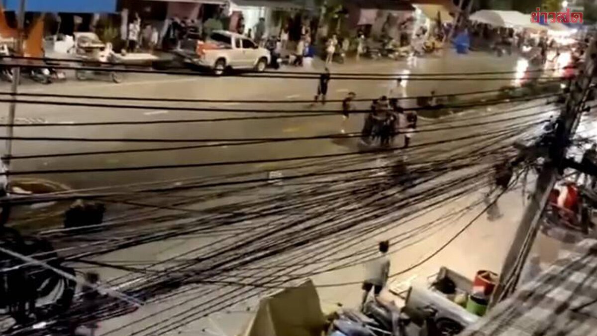 วัยรุ่น เปิดศึกสาดกระสุนกลาง งานวันไหลมาบตาพุด หนีตายอลหม่าน