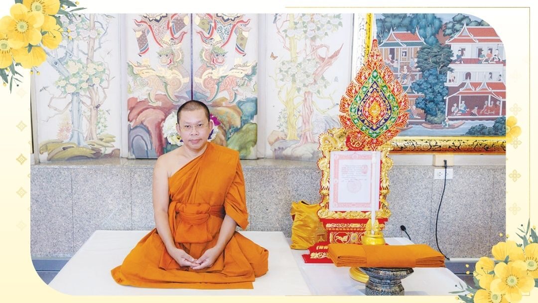 สดจากหน้าพระ – เชิญสัญญาบัตรพัดยศ-ผ้าไตร ถวายแด่‘พระราชวัชรธรรมรังษี’