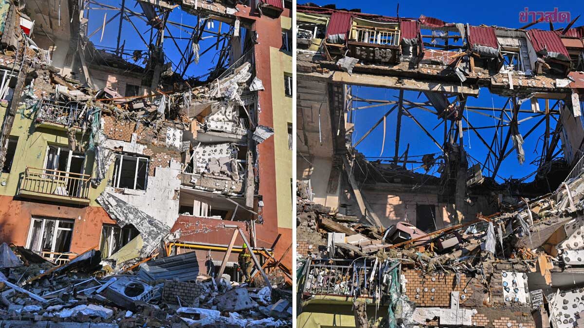 รัสเซียรัวถล่มยูเครน “สลด 2 ขวบถูกสังหาร” ผงะช่วงสัปดาห์มีโดรนโจมตี 2,800 ลำ