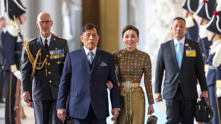 Thai King attends King Carl XVI Gustaf’s 80th birthday ceremony