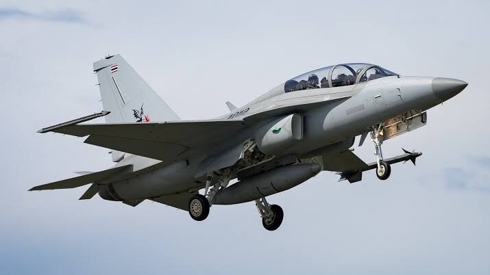 Thai Air Force jet skids off runway in Nakhon Ratchasima, pilot safe